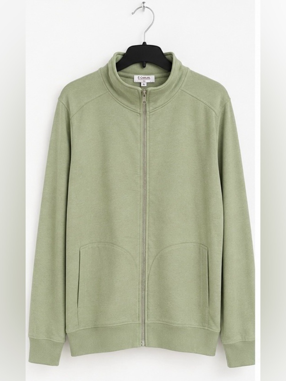 Full-Zip Lightweight Jacket - Sage Green